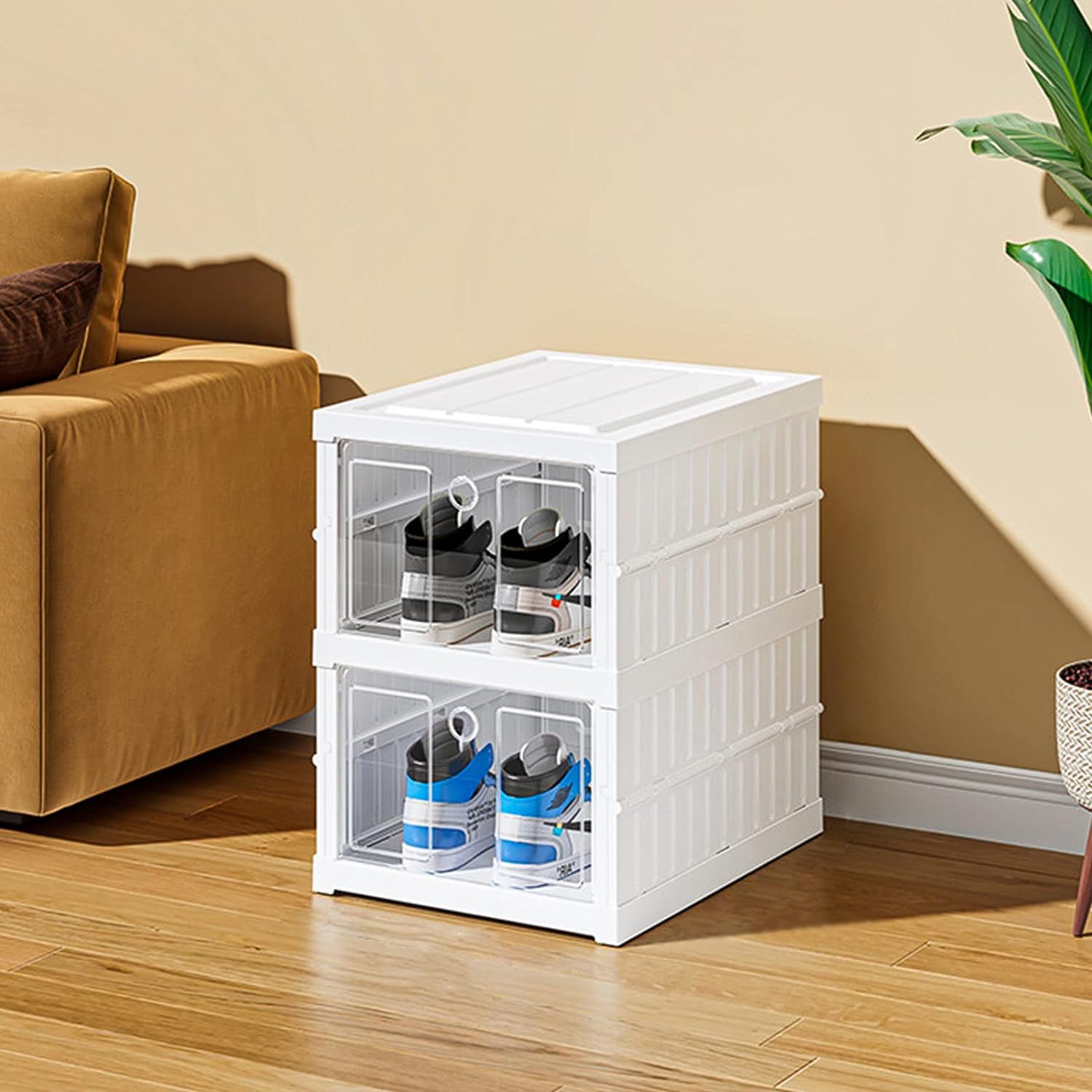 Stackable Multifunctional Storage, for Clothes Foldable Drawer Shelf Basket Utility Cart Rack Storage Organizer Cart for Kitchen, Pantry Closet, Bedroom, Bathroom, Laundry (2, 3, 4, 5, 6 / Layer 1 Pc) Stackable Multifunctional Storage, for Clothes Foldable Drawer Shelf Basket Utility Cart Rack Storage Organizer Cart for Kitchen, Pantry Closet, Bedroom, Bathroom, Laundry (2, 3, 4, 5, 6 / Layer 1 Pc)